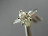 ESTATE .91CT MARQUISE & BAGUETTE DIAMOND 14KT WHITE GOLD ENGAGEMENT RING #22153
