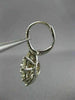 ESTATE LARGE GIA 5.39CT WHITE & CHOCOLATE FANCY DIAMOND 18KT WHITE GOLD EARRINGS
