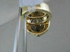 ANTIQUE WIDE 14KT GOLD YELLOW 30.03CT SMOKY TOPAZ & DIAMOND OVAL COCKTAIL RING