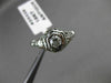 ANTIQUE .40CT OLD MINE DIAMOND 18KT WHITE GOLD 3D FILIGREE ENGAGEMENT RING 20335
