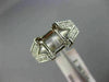 1.0CT DIAMOND 14KT WHITE GOLD SQUARE SEMI MOUNT SPLIT BAND ENGAGEMENT RING #1148