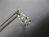 ESTATE .19CT DIAMOND 14KT WHITE GOLD 3D FLOWER LEVERBACK HANGING EARRINGS