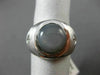 ESTATE LARGE 9.50CT DIAMOND & AAA STAR SAPPHIRE 14KT WHITE GOLD MENS RING #26279