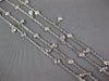 EXTRA LONG 2.20CT DIAMOND 14K WHITE GOLD 3D BY THE YARD CHANDELIER LOVE NECKLACE