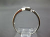 ESTATE .08CT DIAMOND 14KT WHITE GOLD PRINCESS INVISIBLE SQUARE FUN RING #27300