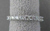 ESTATE .30CT DIAMOND 14K WHITE GOLD SPLIT CHANNEL WEDDING ANNIVERSARY RING #1638