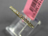 ESTATE .43CT DIAMOND 18KT YELLOW GOLD CLASSIC ETERNITY WEDDING ANNIVERSARY RING