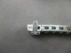 ESTATE 7.30CTW DIAMOND 14KT WHITE GOLD SQUARE LINE TENNIS BRACELET 7.50" #21554