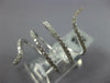 ESTATE LARGE .50CT DIAMOND 18KT WHITE GOLD 3D MULTI ROW SNAKE FUN RING