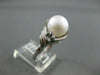 ESTATE DIAMOND 10MM AAA SOUTH SEA PEARL PLATINUM COCKTAIL RING F-G VS #2670