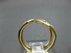 ESTATE WIDE .20CT DIAMOND 14KT YELLOW GOLD 3D CLASSIC TRIANGULAR FUN RING