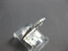 ESTATE .19CT DIAMOND 14KT WHITE GOLD 3D CLASSIC BAR BEADED FUN RING