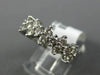 ESTATE .96CT ROUND DIAMOND 14K WHITE GOLD SEMI ETERNITY WEDDING ANNIVERSARY RING