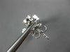 ESTATE 1.72CT DIAMOND 14KT WHITE GOLD 3D OPEN SQUARE OVAL HANGING EARRINGS