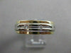 ESTATE DIAMOND 14K WHITE YELLOW GOLD MENS ETERNITY WEDDING BAND 6.5M RING #21510