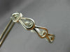 ESTATE LARGE 2.37CT DIAMOND 18KT WHITE GOLD DOUBLE SIDED LOVE KNOT HOOP EARRINGS