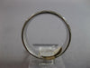 ESTATE WIDE 14K WHITE GOLD MATTE & SHINY 6.5MM COMFORT FIT MENS ANNIVERSARY RING
