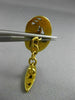 ESTATE 14KT YELLOW GOLD 3D CLASSIC FLOWER OPEN FILIGREE FLORAL MEN'S CUFFLINKS