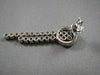 ANTIQUE 2.20CT ROUND DIAMOND 14KT W GOLD DROP HANGING EARRINGS ONE OF A KIND!!!!