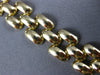 ESTATE EXTRA LONG AAA ONYX 14KT YELLOW GOLD 3D PANTHER TOGGLE BRACELET #27166