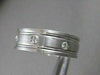 ESTATE DIAMOND 14KT WHITE GOLD MENS WEDDING BAND ETERNITY RING 5MM 11.00 #14336