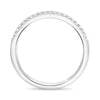 .55CT DIAMOND 14K WHITE GOLD 3D FILIGREE MILGRAIN SEMI ETERNITY ANNIVERSARY RING