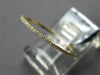 ESTATE .15CT DIAMOND 18K YELLOW GOLD ROUND 1MM ETERNITY WEDDING ANNIVERSARY RING
