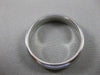 ESTATE PLATINUM CLASSIC SOLID MILGRAIN WEDDING ANNIVERSARY MENS BAND RING #20431
