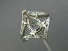 ESTATE .45CT DIAMOND 14KT WHITE GOLD V SHAPED SEMI MOUNT ENGAGEMENT RING #26219