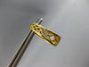1.50CT DIAMOND 14KT YELLOW GOLD PRINCESS INVISIBLE HUGGIE HOOP HANGING EARRINGS