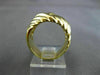 ESTATE LARGE 1.23CT ROUND DIAMOND 18KT YELLOW GOLD PYRAMID COCKTAIL RING #6349