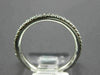 ESTATE .48CT DIAMOND 14KT WHITE GOLD COMFORT FIT WEDDING ANNIVERSARY RING 20793