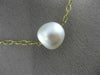 ESTATE LARGE & LONG 14KT YELLOW GOLD SOUTH SEA PEARL BY THE YARD CIRCLE NECKLACE