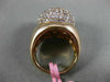 ESTATE LARGE 2.75CT PINK DIAMOND 18K ROSE GOLD 3D ROUND DOME SHAPE FUN LOVE RING