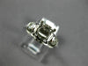 ESTATE 24CT DIAMOND 18KT WHITE GOLD HEART ROUND SEMI MOUNT ENGAGEMENT RING #1671