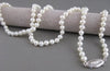 ESTATE 4.5- 5MM SOUTH SEA PEARL 14K WHITE GOLD PRINCESS NECKLACE 18" INCH #21026