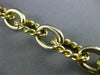 ESTATE LARGE 18KT WHITE & YELLOW GOLD CLASSIC ITALIAN ROPE LINK BRACELET #21483
