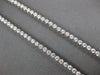 LARGE & LONG 10.79CT DIAMOND 18K WHITE GOLD MULTI SHAPE INFINITY TENNIS NECKLACE