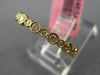 ESTATE .45CT ROUND DIAMOND 18KT ROSE GOLD 3D FILIGREE MILGRAIN ETERNITY RING 2mm