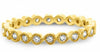 .47CT DIAMOND 14KT YELLOW GOLD 3D ROUND INFINITY ETERNITY ANNIVERSARY LOVE RING