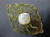 EXTRA LARGE 20.76CT DIAMOND & MOONSTONE 14KT YELLOW GOLD FLOWER HANGING EARRINGS