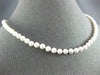 ESTATE 5mm AAA SOUTH SEA PEARL 14KT WHITE GOLD CLASSIC FILIGREE NECKLACE #22695