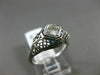 ANTIQUE .25CT OLD MINE DIAMOND PLATINUM SOLITAIRE FILIGREE ENGAGEMENT RING #2130