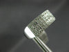 ESTATE WIDE .75CT DIAMOND 14KT WHITE GOLD 3D CLASSIC MULTI ROW ANNIVERSARY RING