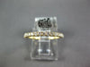 ESTATE .36CT DIAMOND 18KT YELLOW GOLD ROUND 2mm SEMI ETERNITY ANNIVERSARY RING