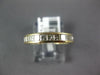 1.0CT DIAMOND 18KT YELLOW GOLD PRINCESS CHANNEL SEMI ETERNITY ANNIVERSARY RING