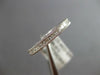 WIDE .86CT DIAMOND 18KT WHITE GOLD 3D ROUND & PRINCESS FILIGREE ANNIVERSARY RING