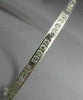 ANTIQUE 1.10CT ROUND CUT DIAMOND 18KT WHITE GOLD FILIGREE BANGLE BRACELET #19087