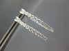 ESTATE LARGE 1.16CT DIAMOND 14KT WHITE GOLD 3D INSIDE OUT HOOP HANGING EARRINGS
