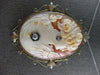 LARGE .20CT OLD MINE DIAMOND 14KT WHITE GOLD 3D LADY CAMEO PENDANT BROOCH #27317